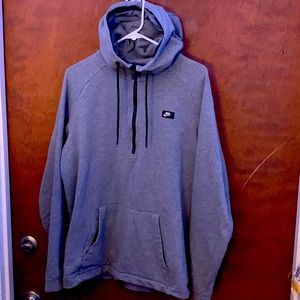 Men's Nike Sportswear Half Zip Modern Hoodie Carbon Heather